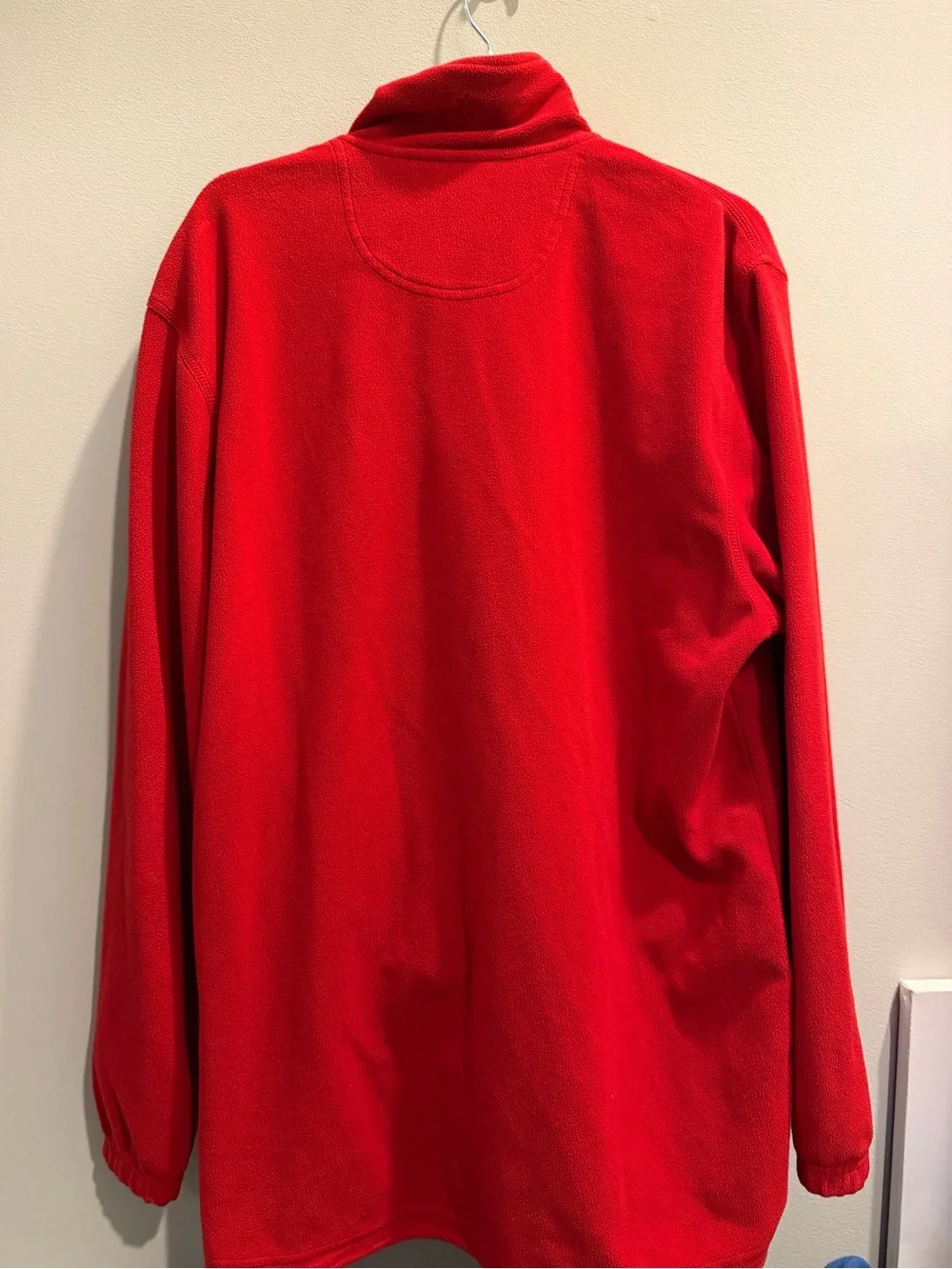 Izod Red Men's Lightweight Quarter-Zip Shirt Jacket